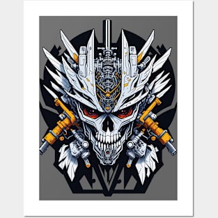 Mecha Skull S02 D66 Posters and Art